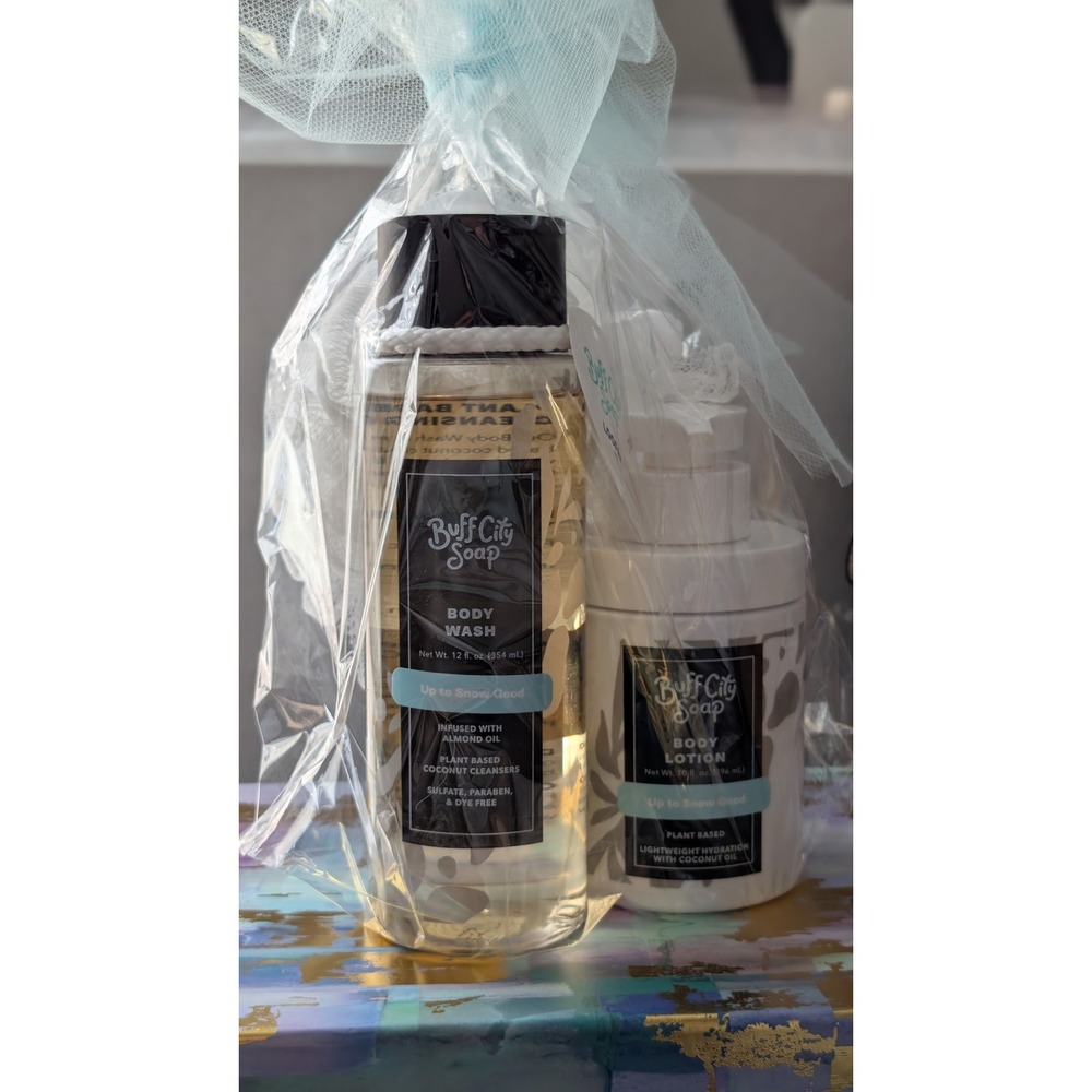 Buff City Soap Gift Set, Body Wash and Lotion